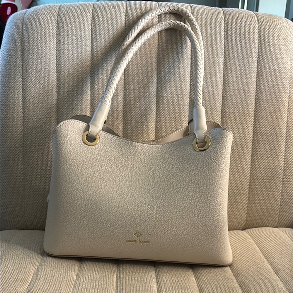 Nanette Lepore Cream Shoulder Bag Classic Design